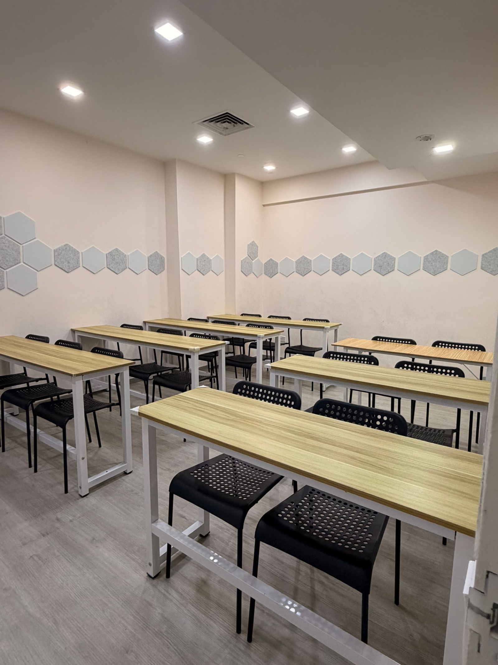 Mathematics tuition classroom at The Pebbles